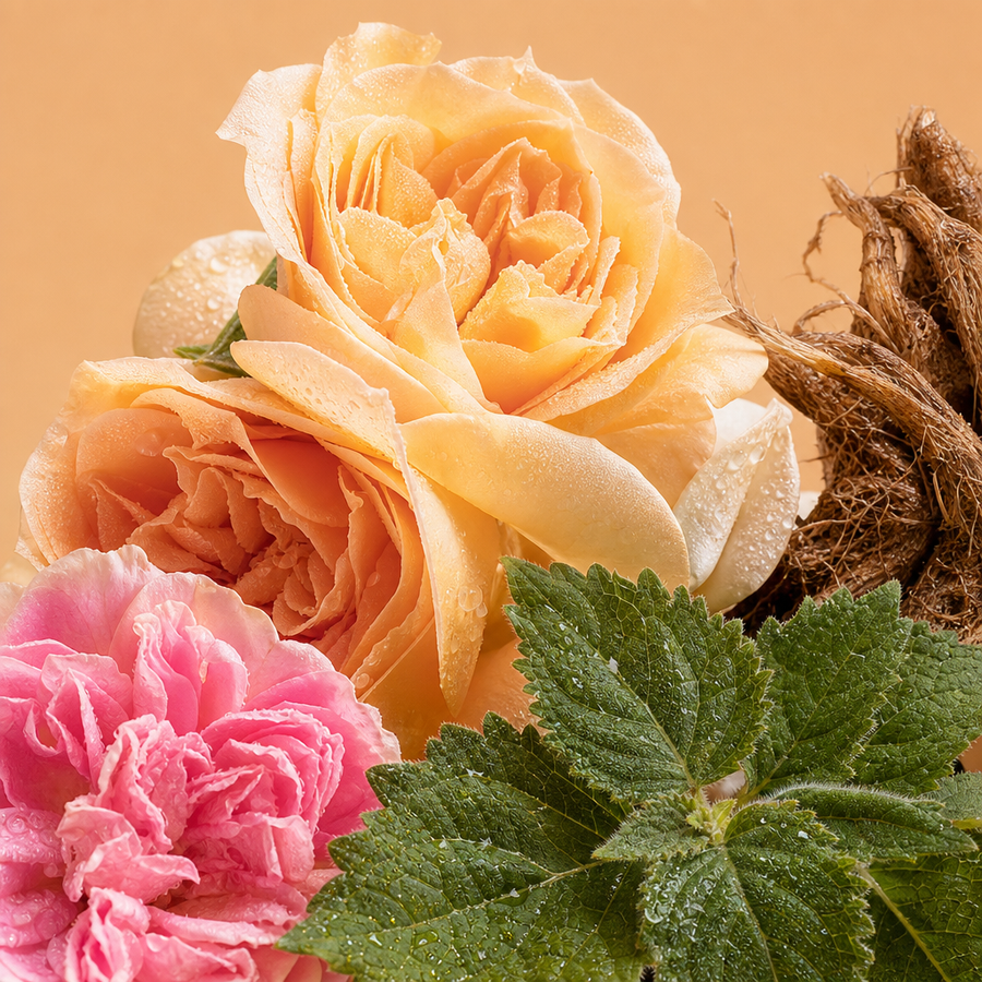 Damaszener-Rose, Zentifolie und Patschuli