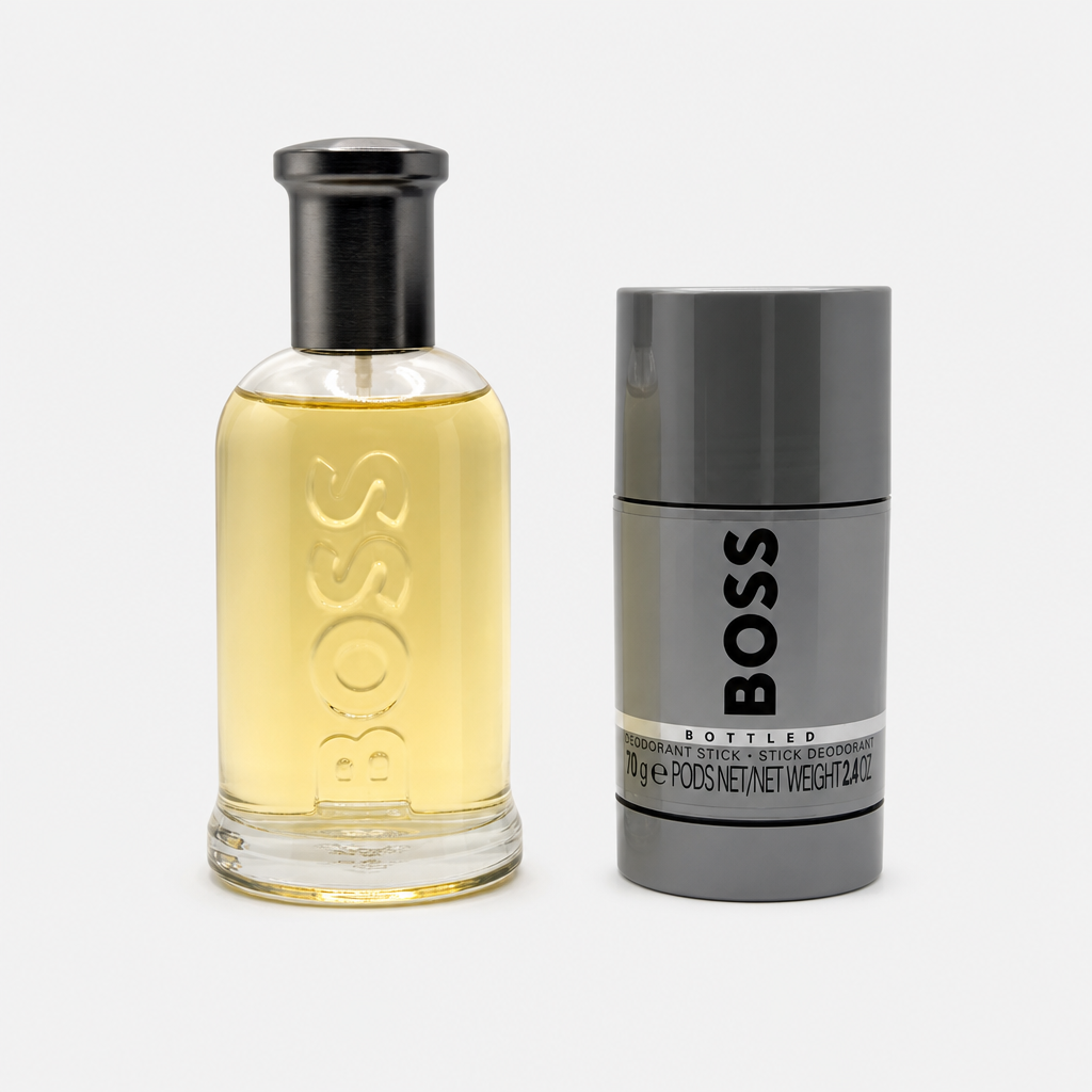 Hugo Boss Bottled Eau de Toilette (100 ml) + Deostick (75 ml) Geschenkset – Bild 1