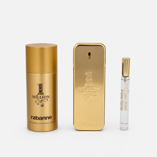 Paco Rabanne 1 Million Eau de Toilette (100 ml + 10 ml) + Deodorant (150 ml) Geschenkset – Bild 1